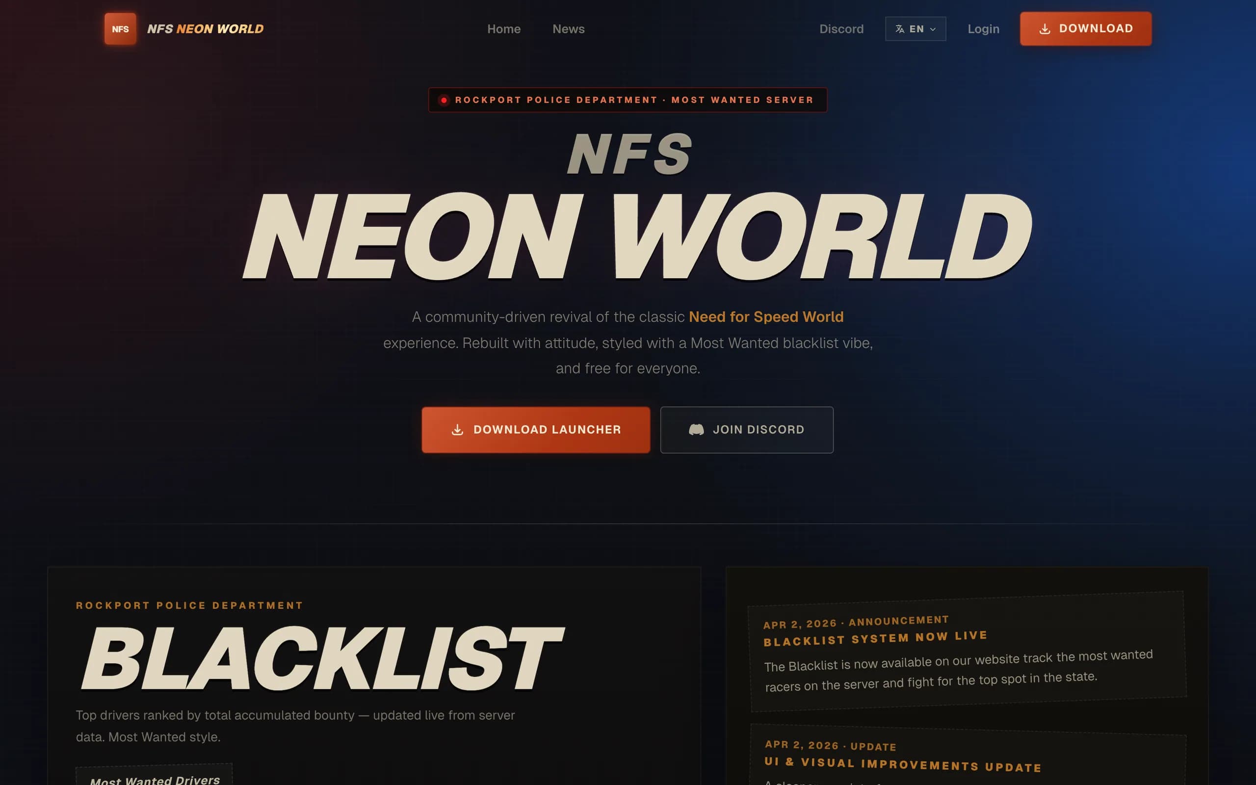 NFS NeOn World